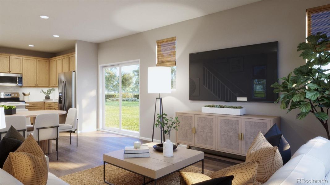 Furnished interior view inside a new home in Windler, Aurora (Image 4).