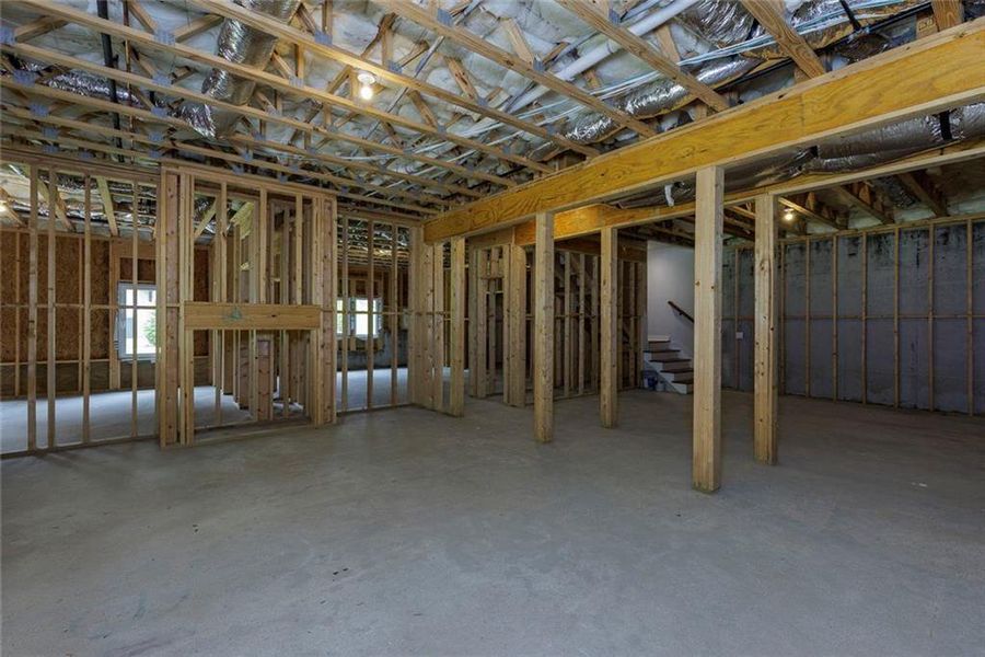 In-progress construction of a new home in , Roswell, GA (Image 57). In-progress construction of a new home in , Roswell, GA (Image 57).