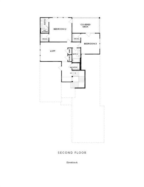 Olmstead-The second floor feature two spacious secondary bedrooms, loaf that could be a second living space or office. This floor also features spectacular walk in storage. Three oversized rooms!