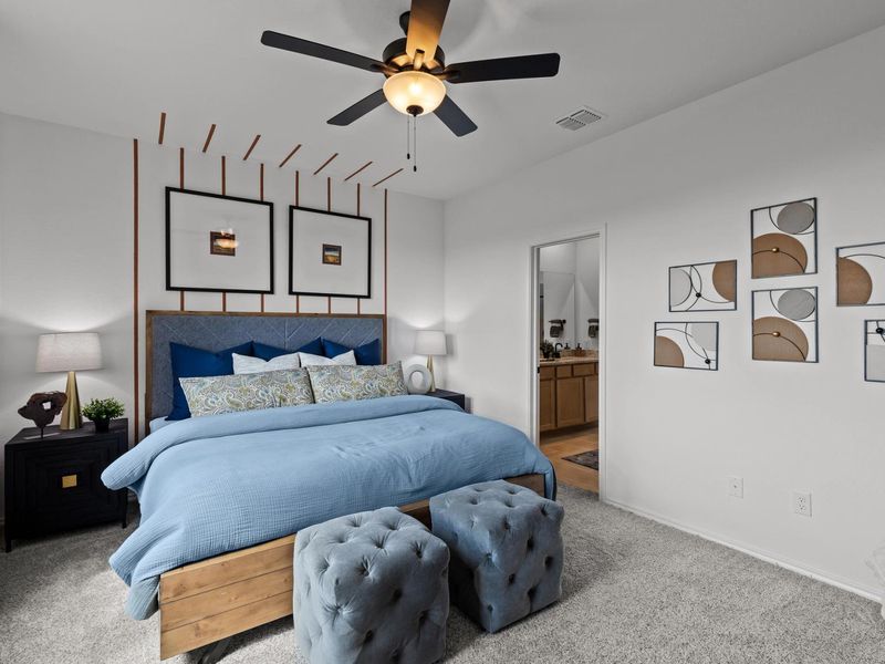 Representative furnished interior of a home built from the The Douglas B by Davidson Homes LLC in Hickory Ridge, Elmendorf (Image 15). Representative furnished interior of a home built from the The Douglas B by Davidson Homes LLC in Hickory Ridge, Elmendorf (Image 15).