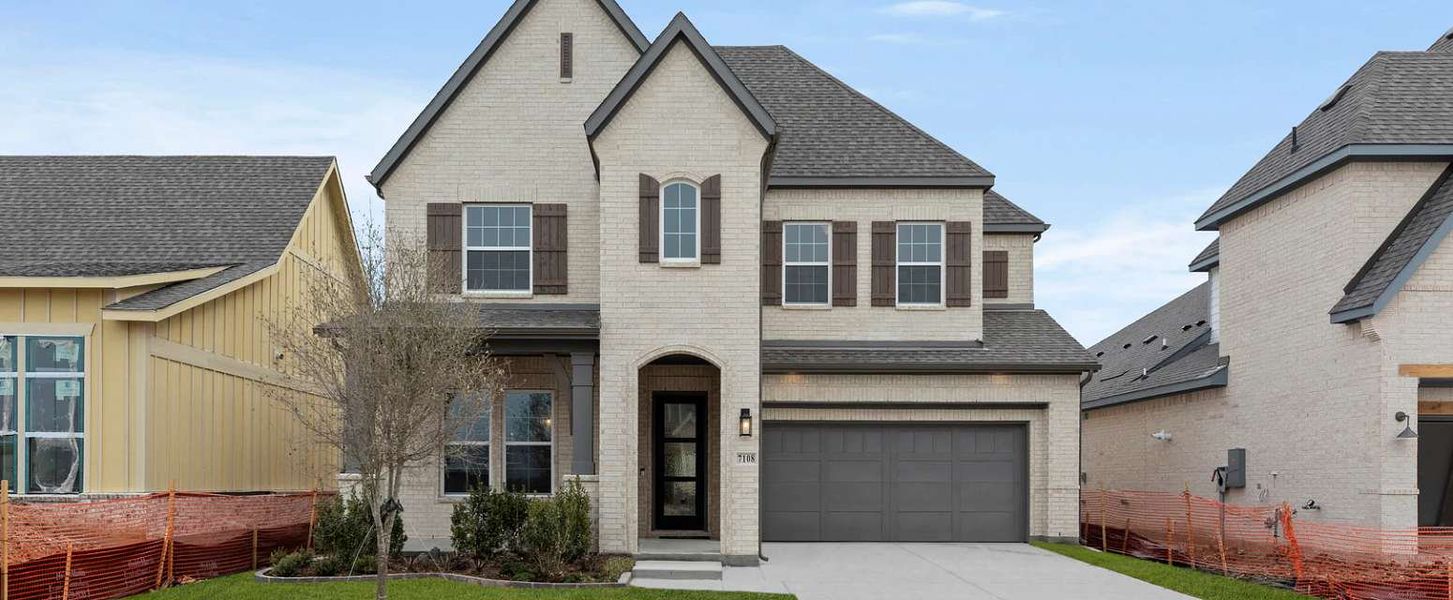 Representative exterior photo of a completed home built from the Wellman by Ashton Woods in Furst Ranch, Argyle, TX (Image 26). Representative exterior photo of a completed home built from the Wellman by Ashton Woods in Furst Ranch, Argyle, TX (Image 26).