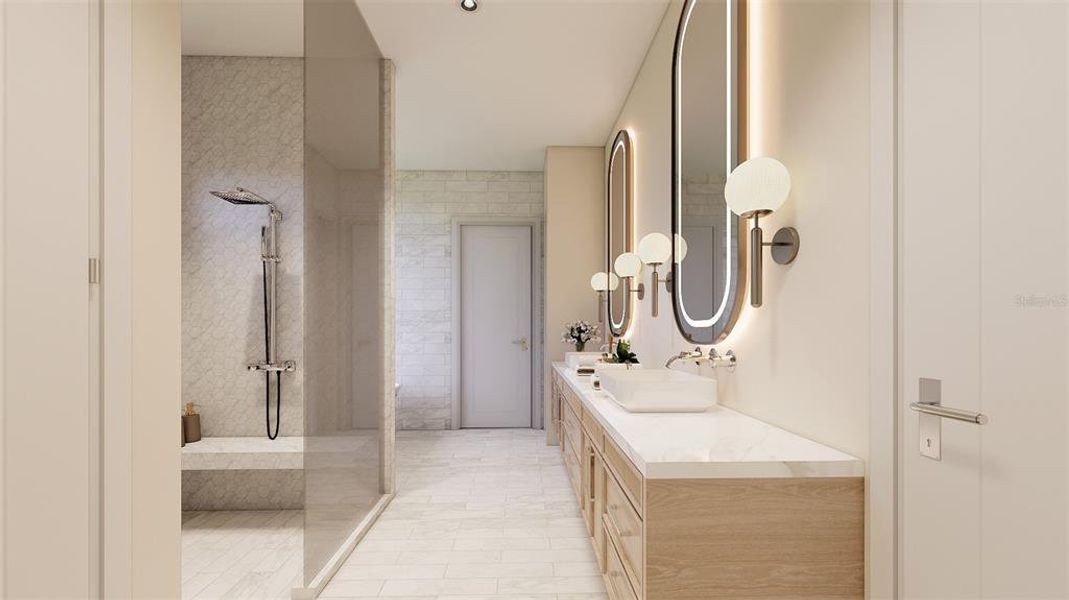 Furnished interior view inside a new home in , Sarasota (Image 4).