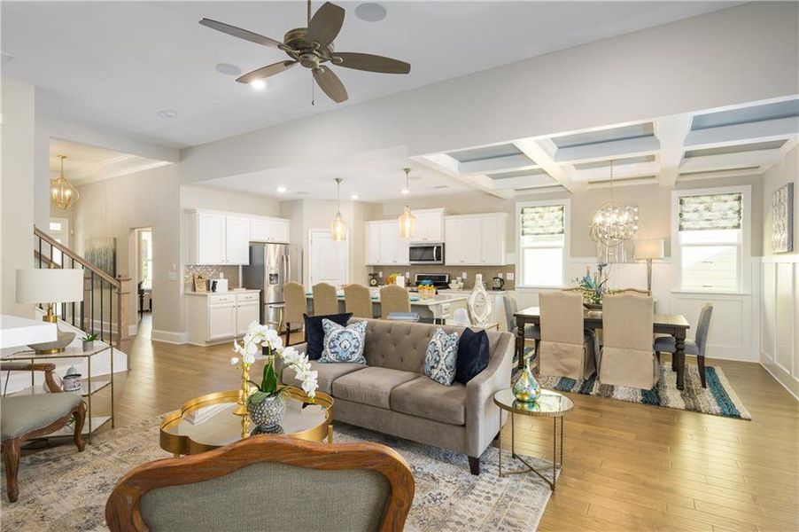 Furnished interior view inside a new home in , Gainesville (Image 15).