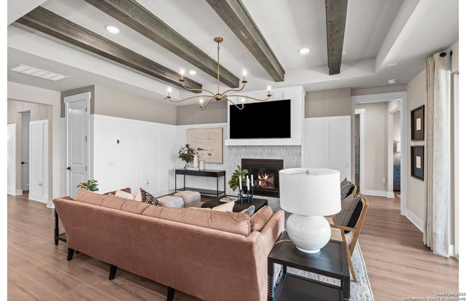 Furnished interior view inside a new home in Del Webb New Braunfels at Veramendi, New Braunfels (Image 14).