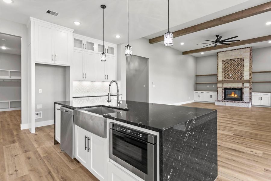 Furnished interior view inside a new home in , Hempstead (Image 17). Furnished interior view inside a new home in , Hempstead (Image 17).
