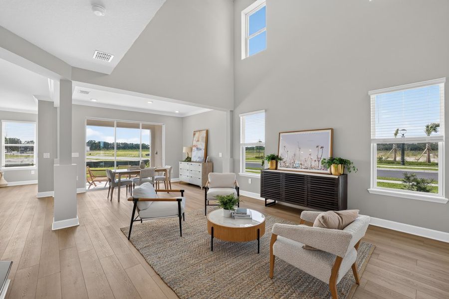 Representative furnished interior of a home built from the Boca Grande by Taylor Morrison in Firethorn, Parrish (Image 8).