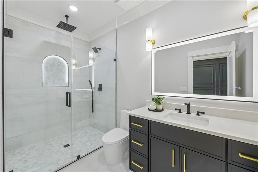 Furnished interior view inside a new home in , Buford (Image 20).