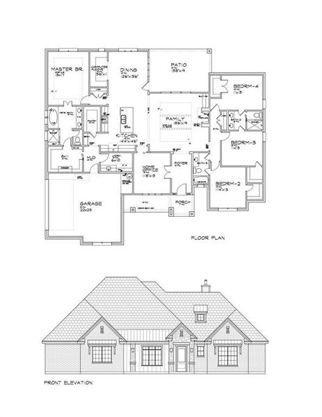 2D floor plan layout of this home in , Springtown, TX (Image 3).