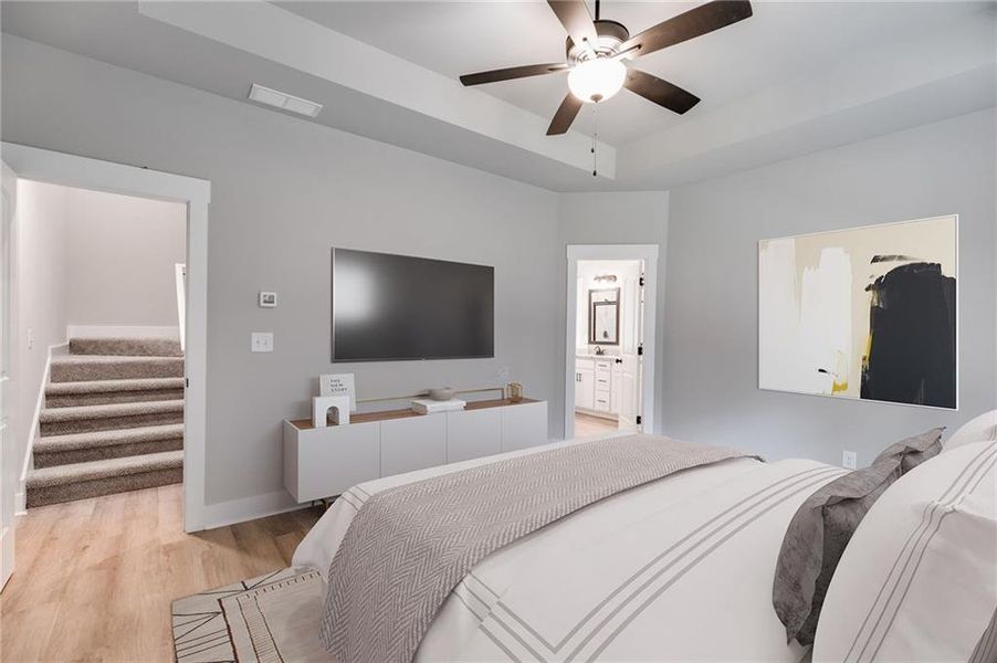 Furnished interior view inside a new home in , Buchanan (Image 16).
