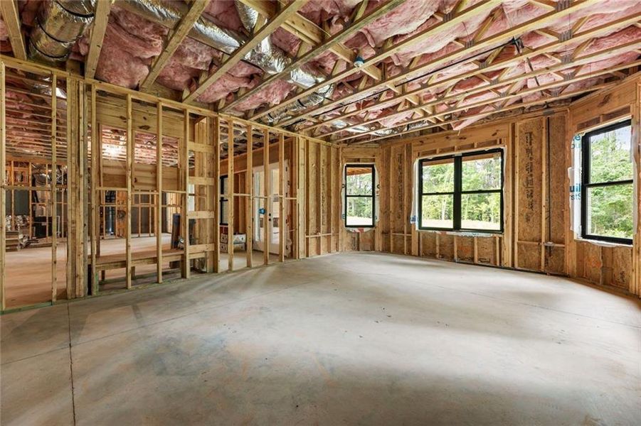 Spacious, unfurnished interior of a new home in , Milton (Image 43).