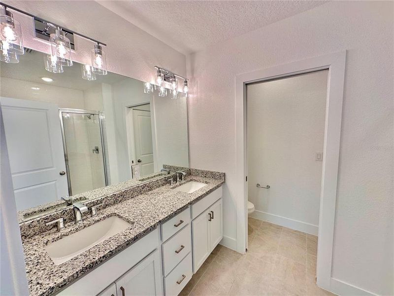 Master Bathroom w/ granite counters