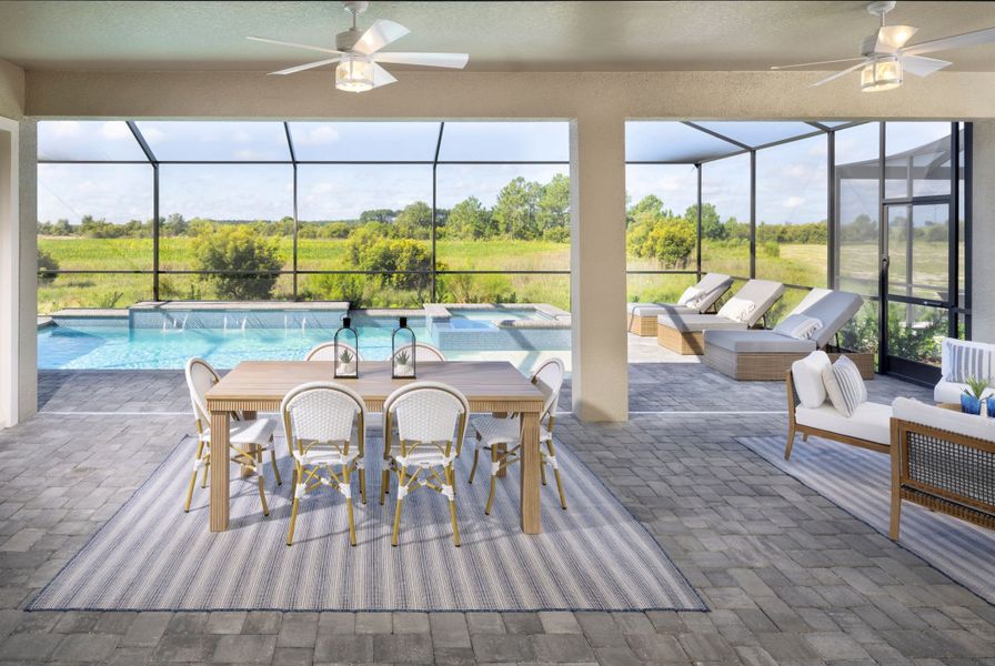 Outdoor Living - Islamorada I at Mirada:Outdoor Living - Islamorada I at Mirada