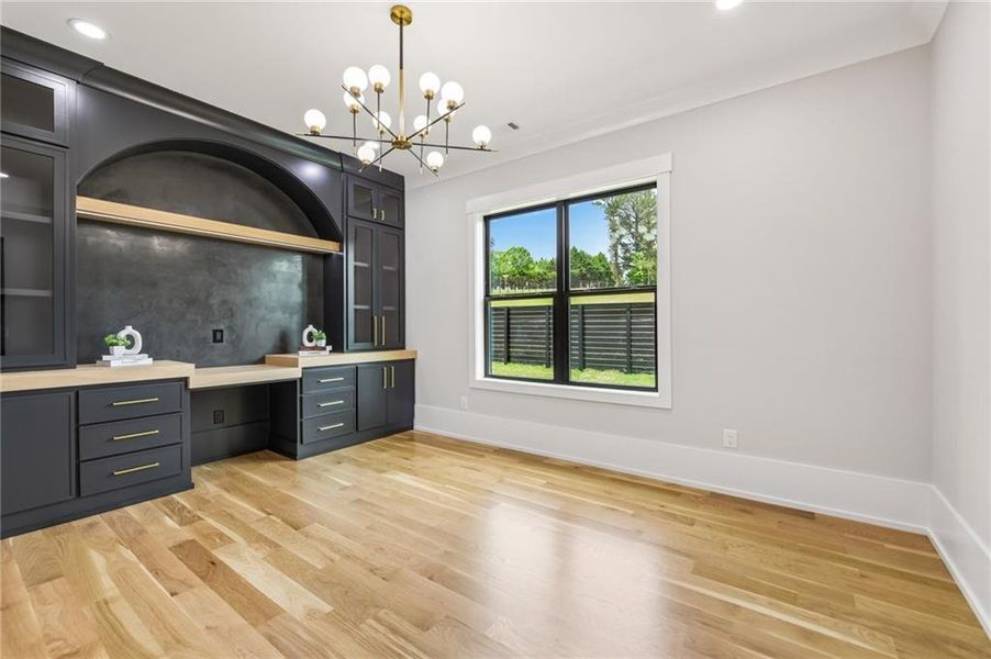 Furnished interior view inside a new home in , Buford (Image 46).