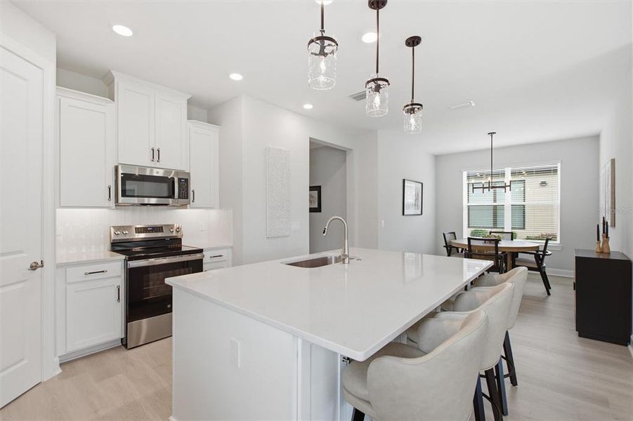Furnished interior view inside a new home in , Poinciana (Image 18).