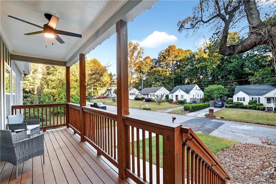 Exterior details and patio area of a home in , East Point (Image 18).