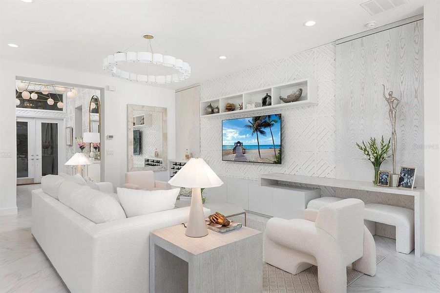 Furnished interior view inside a new home in Valencia Ridge, Wesley Chapel (Image 2).