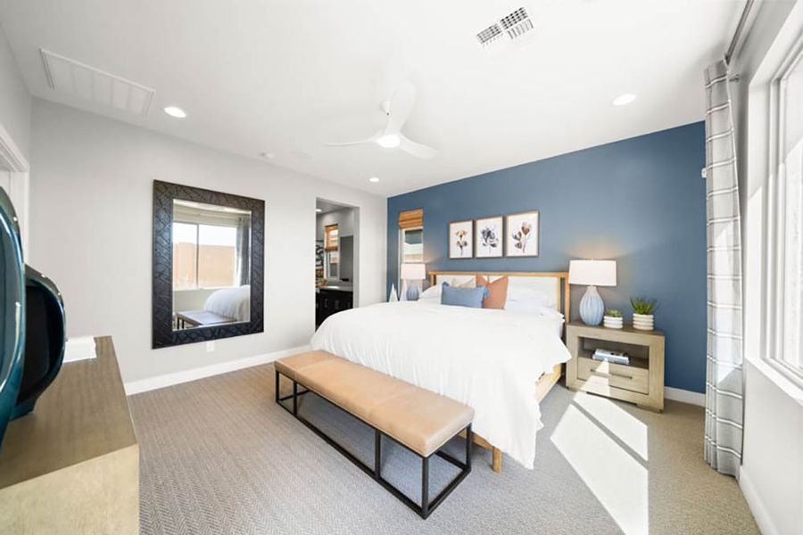 Furnished interior view inside a new home in Meridian, Queen Creek (Image 17).