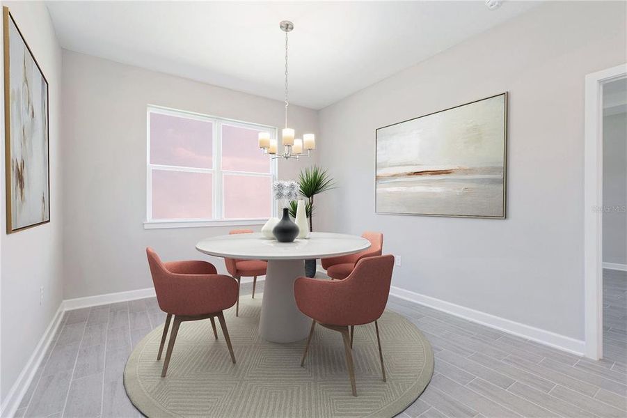 Furnished interior view inside a new home in , Cape Coral (Image 8).