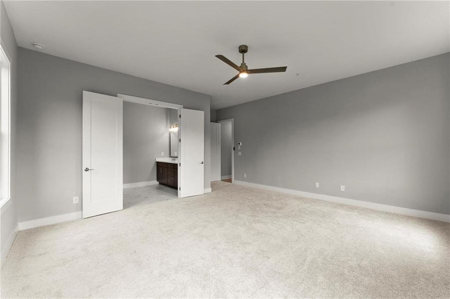 Spacious, unfurnished interior of a new home in West Town, Atlanta (Image 44).