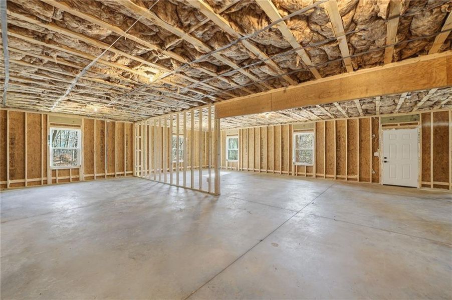 In-progress construction of a new home in , Ball Ground, GA (Image 50).