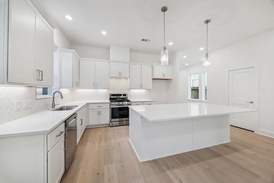 Furnished interior view inside a new home in , Houston (Image 7).