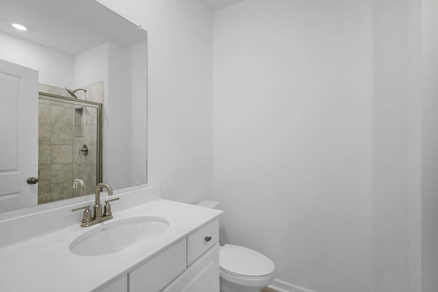 Furnished interior view inside a new home in Rosewood Farm, Lawrenceville (Image 6). Furnished interior view inside a new home in Rosewood Farm, Lawrenceville (Image 6).