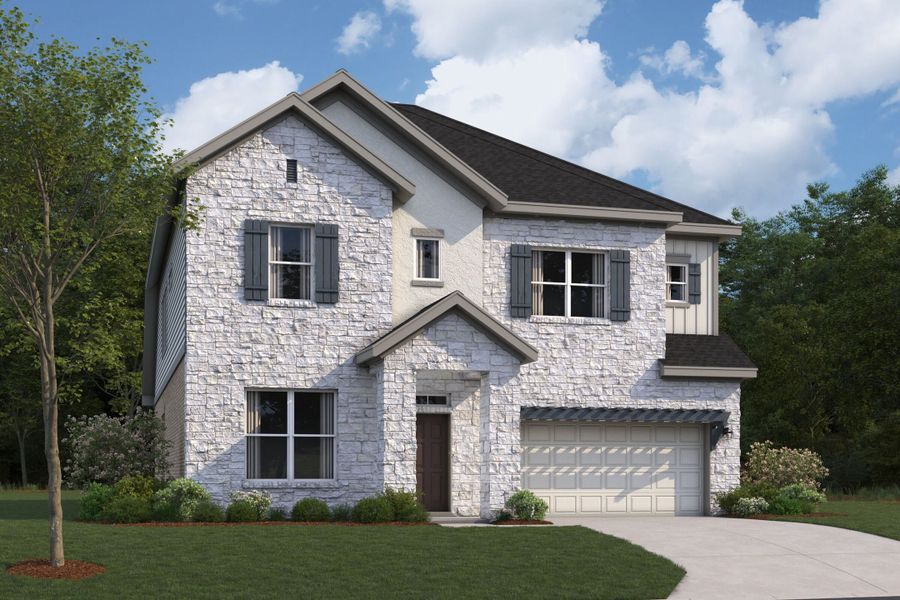 Bonnell II Elevation A Bonnell II Elevation A