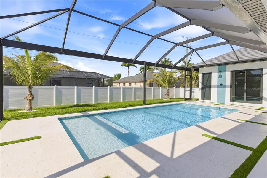 Exterior details and patio area of a home in , Cape Coral (Image 29). Exterior details and patio area of a home in , Cape Coral (Image 29).