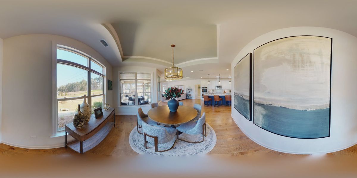 Representative furnished interior of a home built from the Verona by Epcon Communities in The Courtyards at Walters Farm, Huntersville (Image 12).