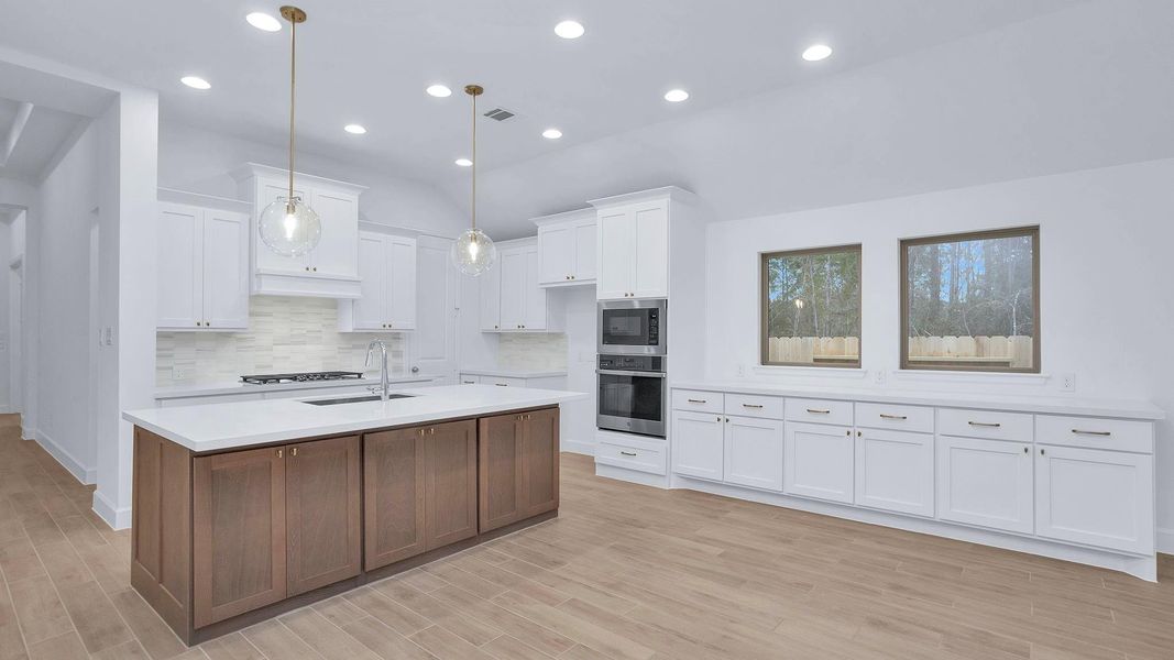 Furnished interior view inside a new home in Woodhavyn 50', Magnolia (Image 3).