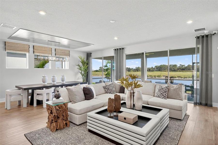 Furnished interior view inside a new home in Crosswind Ranch, Parrish (Image 20).