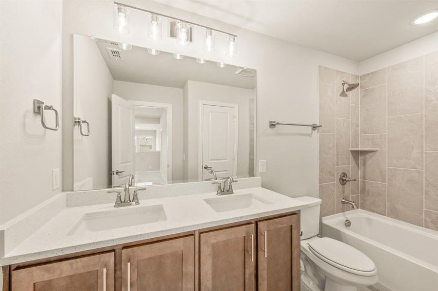 Furnished interior view inside a new home in Timberbrook 3B-4A, Justin (Image 4).