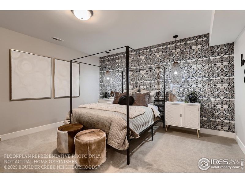 Furnished interior view inside a new home in , Broomfield (Image 22).