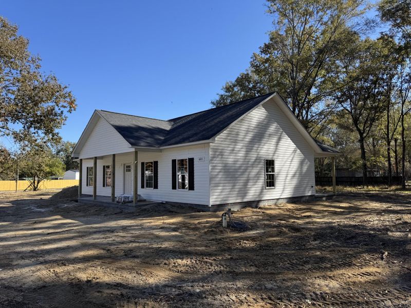 Exterior details and patio area of a home in , Cottageville (Image 2).
