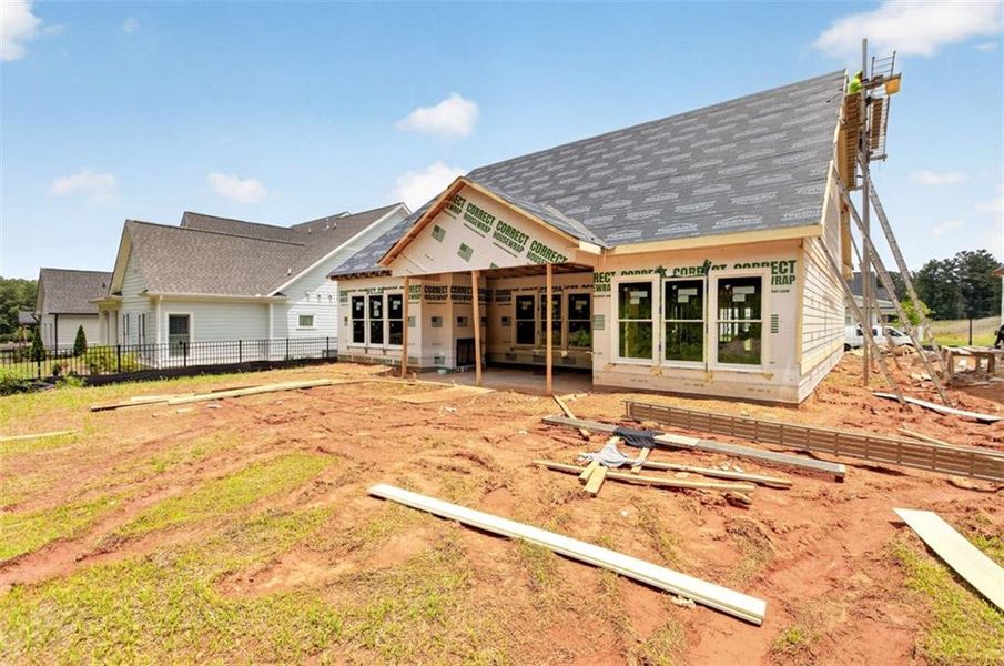 In-progress construction of a new home in , Statham, GA (Image 13). In-progress construction of a new home in , Statham, GA (Image 13).