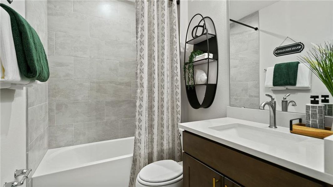 Furnished interior view inside a new home in Hamilton Bluff, Haines City (Image 32). Furnished interior view inside a new home in Hamilton Bluff, Haines City (Image 32).