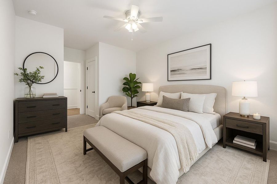 Furnished interior view inside a new home in , Ravenel (Image 11).