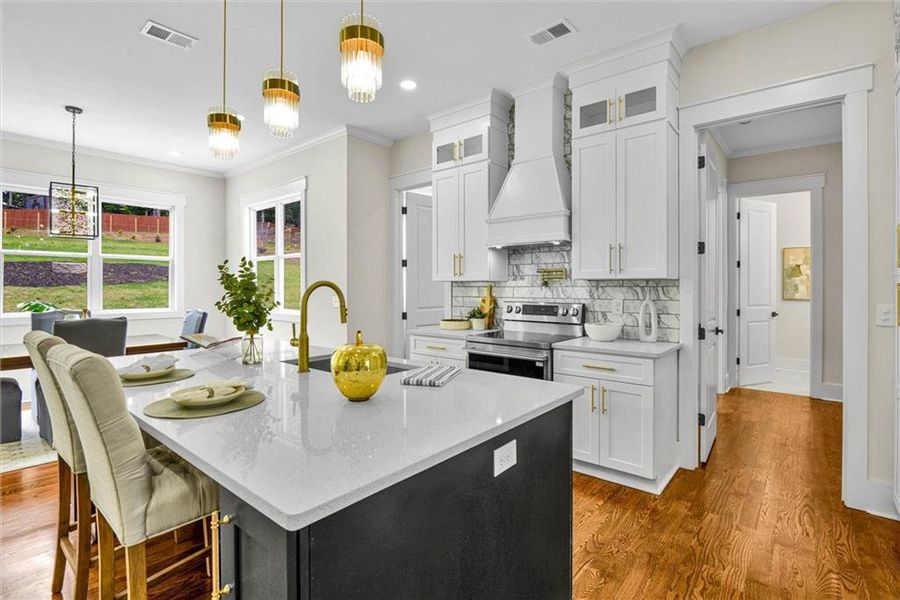 Furnished interior view inside a new home in , Snellville (Image 34).