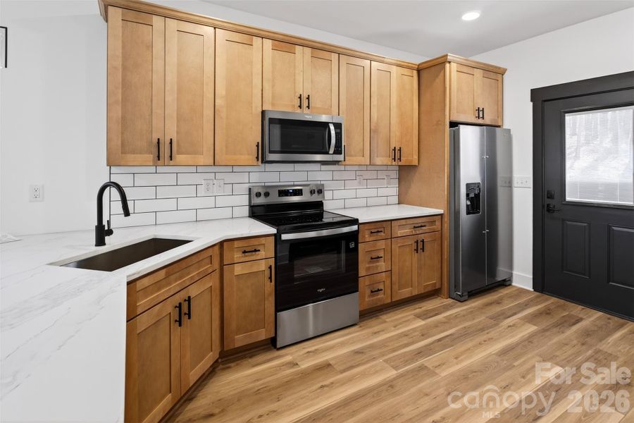 Furnished interior view inside a new home in , Albemarle (Image 6).