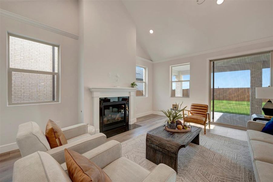 Furnished interior view inside a new home in Elevon, Lavon (Image 16). Furnished interior view inside a new home in Elevon, Lavon (Image 16).