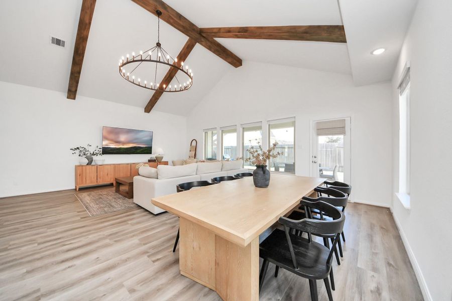 Furnished interior view inside a new home in Kings Mill, Kingwood (Image 23).