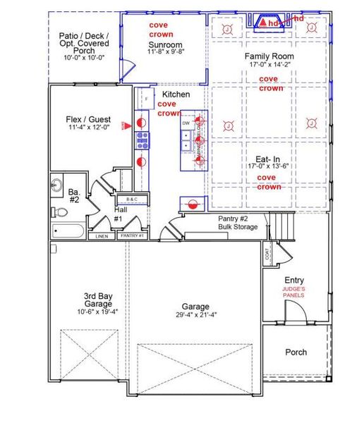 2D floor plan layout of this home in Lochton, Summerville, SC (Image 5). 2D floor plan layout of this home in Lochton, Summerville, SC (Image 5).