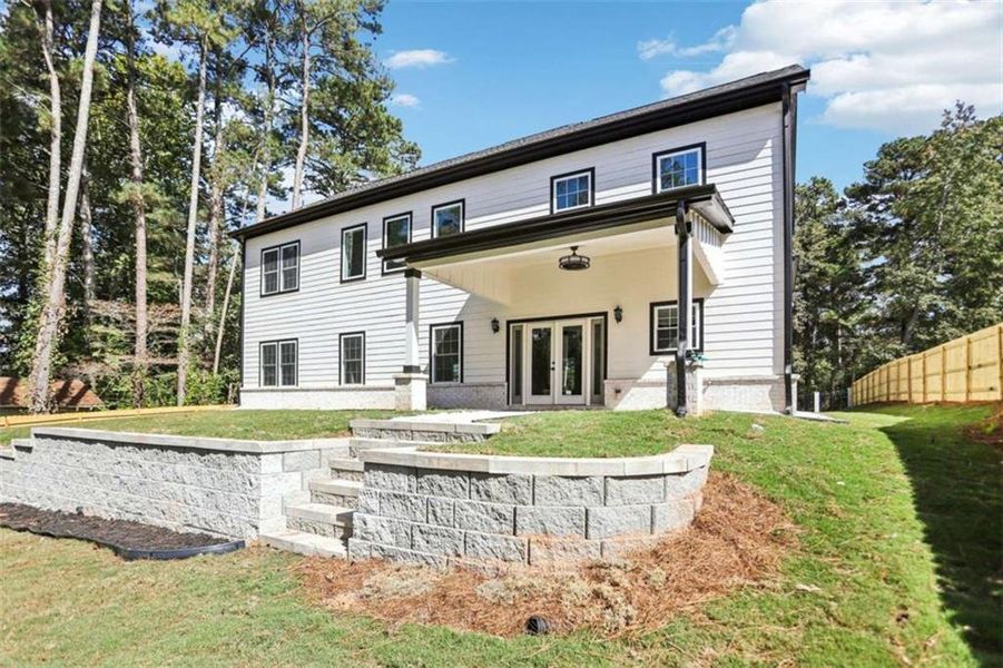 Exterior details and patio area of a home in , Lilburn (Image 34). Exterior details and patio area of a home in , Lilburn (Image 34).