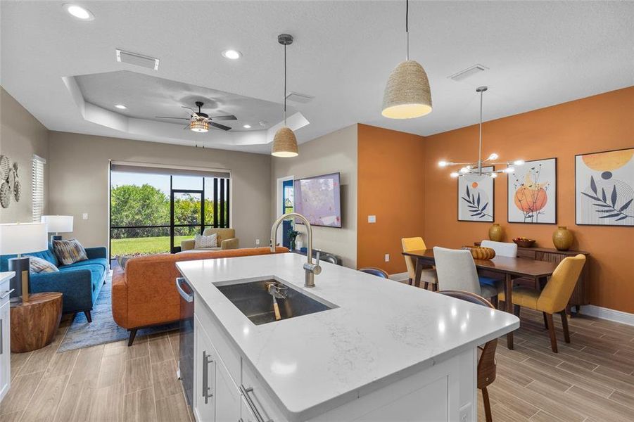 Furnished interior view inside a new home in , Nokomis (Image 13).