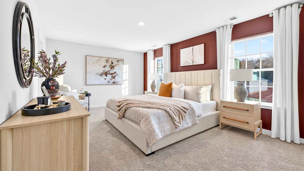 Furnished interior view inside a new home in The Falls at Newton, Newton (Image 11).