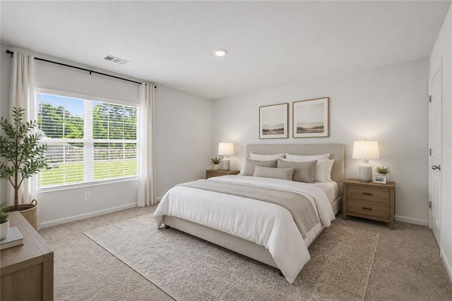 Furnished interior view inside a new home in Oakwood, Dallas (Image 18).