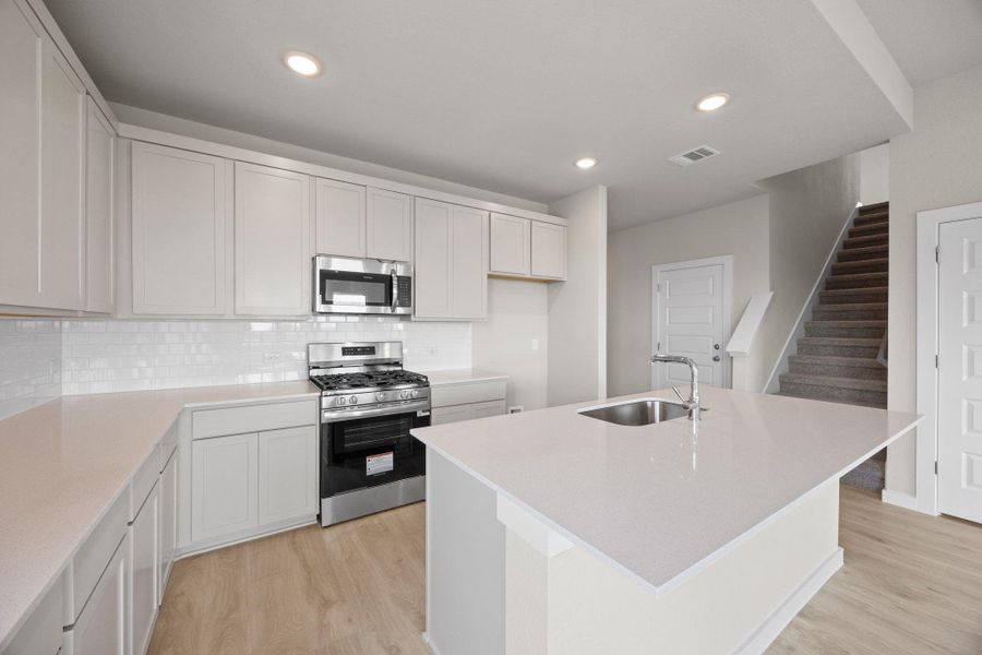 Furnished interior view inside a new home in Prairie Winds, Hutto (Image 13). Furnished interior view inside a new home in Prairie Winds, Hutto (Image 13).
