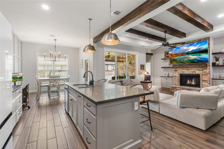 Furnished interior view inside a new home in , Bryan (Image 6).