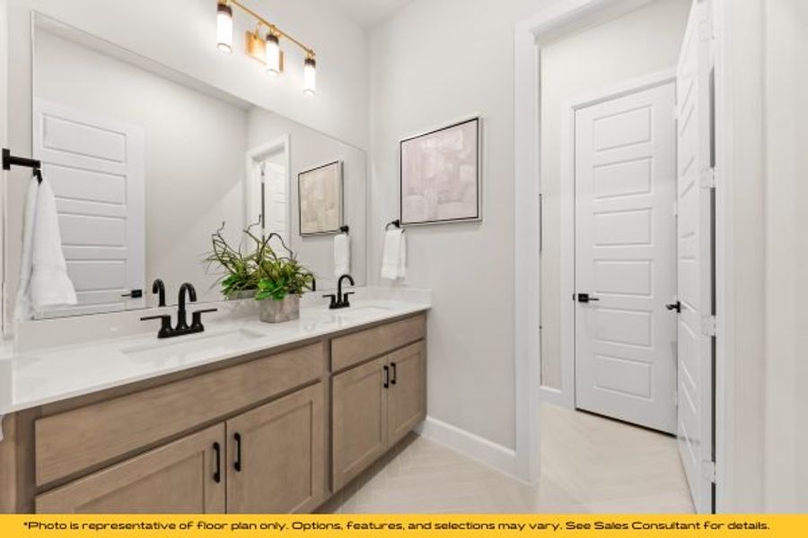 Representative furnished interior of a home built from the The Catalina by Stonefield Homes in The Highlands, Rockwall (Image 78).