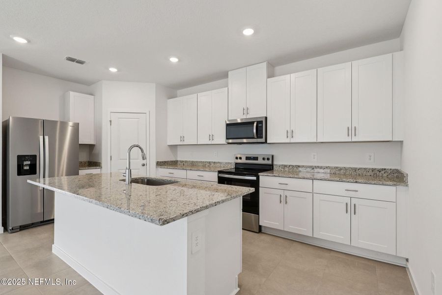 Furnished interior view inside a new home in Azalea Creek, Jacksonville (Image 11).
